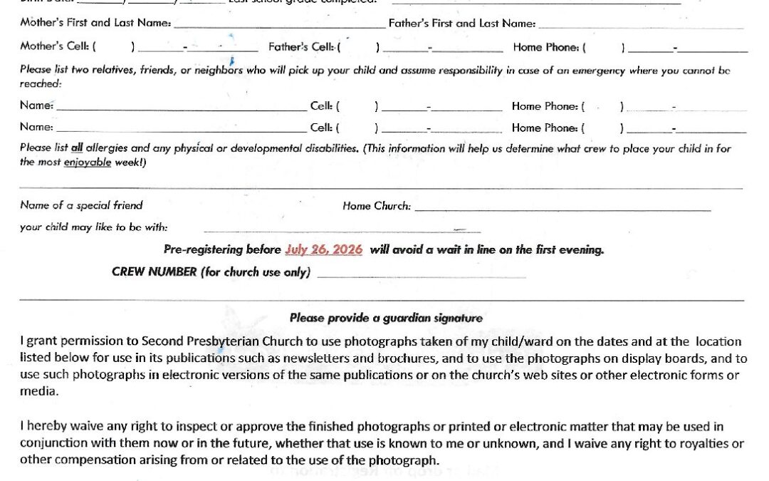 Registration Form 2026